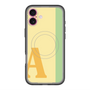 スリムプロテクションプレミアムケース with MagSafe［ オリジナル - initial color line - A yellow ］