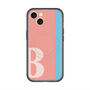 スリムプロテクションプレミアムケース with MagSafe［ オリジナル - initial color line - B pink ］