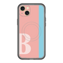 スリムプロテクションプレミアムケース with MagSafe［ オリジナル - initial color line - B pink ］