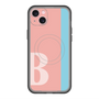 スリムプロテクションプレミアムケース with MagSafe［ オリジナル - initial color line - B pink ］