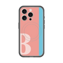 スリムプロテクションプレミアムケース with MagSafe［ オリジナル - initial color line - B pink ］