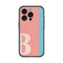 スリムプロテクションプレミアムケース with MagSafe［ オリジナル - initial color line - B pink ］