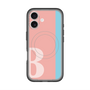 スリムプロテクションプレミアムケース with MagSafe［ オリジナル - initial color line - B pink ］