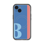 スリムプロテクションプレミアムケース with MagSafe［ オリジナル - initial color line - B blue ］