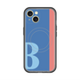 スリムプロテクションプレミアムケース with MagSafe［ オリジナル - initial color line - B blue ］