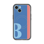 スリムプロテクションプレミアムケース with MagSafe［ オリジナル - initial color line - B blue ］