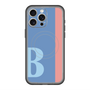 スリムプロテクションプレミアムケース with MagSafe［ オリジナル - initial color line - B blue ］