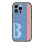 スリムプロテクションプレミアムケース with MagSafe［ オリジナル - initial color line - B blue ］