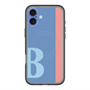 スリムプロテクションプレミアムケース with MagSafe［ オリジナル - initial color line - B blue ］