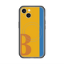 スリムプロテクションプレミアムケース with MagSafe［ オリジナル - initial color line - B orange ］