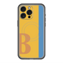 スリムプロテクションプレミアムケース with MagSafe［ オリジナル - initial color line - B orange ］