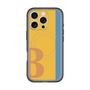 スリムプロテクションプレミアムケース with MagSafe［ オリジナル - initial color line - B orange ］