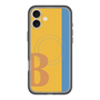 スリムプロテクションプレミアムケース with MagSafe［ オリジナル - initial color line - B orange ］