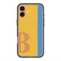 スリムプロテクションプレミアムケース with MagSafe［ オリジナル - initial color line - B orange ］
