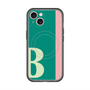 スリムプロテクションプレミアムケース with MagSafe［ オリジナル - initial color line - B green ］