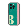 スリムプロテクションプレミアムケース with MagSafe［ オリジナル - initial color line - B green ］