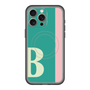 スリムプロテクションプレミアムケース with MagSafe［ オリジナル - initial color line - B green ］