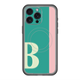 スリムプロテクションプレミアムケース with MagSafe［ オリジナル - initial color line - B green ］
