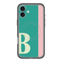 スリムプロテクションプレミアムケース with MagSafe［ オリジナル - initial color line - B green ］