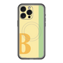 スリムプロテクションプレミアムケース with MagSafe［ オリジナル - initial color line - B yellow ］