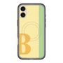 スリムプロテクションプレミアムケース with MagSafe［ オリジナル - initial color line - B yellow ］