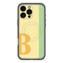 スリムプロテクションプレミアムケース with MagSafe［ オリジナル - initial color line - B yellow ］