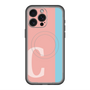 スリムプロテクションプレミアムケース with MagSafe［ オリジナル - initial color line - C pink ］