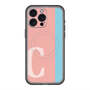 スリムプロテクションプレミアムケース with MagSafe［ オリジナル - initial color line - C pink ］