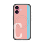 スリムプロテクションプレミアムケース with MagSafe［ オリジナル - initial color line - C pink ］