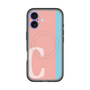 スリムプロテクションプレミアムケース with MagSafe［ オリジナル - initial color line - C pink ］