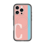 スリムプロテクションプレミアムケース with MagSafe［ オリジナル - initial color line - C pink ］