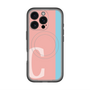 スリムプロテクションプレミアムケース with MagSafe［ オリジナル - initial color line - C pink ］