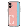スリムプロテクションプレミアムケース with MagSafe［ オリジナル - initial color line - C pink ］