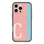 スリムプロテクションプレミアムケース with MagSafe［ オリジナル - initial color line - C pink ］