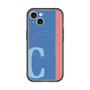 スリムプロテクションプレミアムケース with MagSafe［ オリジナル - initial color line - C blue ］