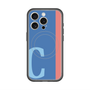 スリムプロテクションプレミアムケース with MagSafe［ オリジナル - initial color line - C blue ］