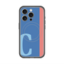スリムプロテクションプレミアムケース with MagSafe［ オリジナル - initial color line - C blue ］