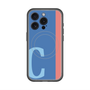スリムプロテクションプレミアムケース with MagSafe［ オリジナル - initial color line - C blue ］