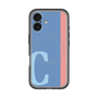 スリムプロテクションプレミアムケース with MagSafe［ オリジナル - initial color line - C blue ］