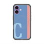 スリムプロテクションプレミアムケース with MagSafe［ オリジナル - initial color line - C blue ］