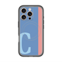 スリムプロテクションプレミアムケース with MagSafe［ オリジナル - initial color line - C blue ］