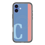 スリムプロテクションプレミアムケース with MagSafe［ オリジナル - initial color line - C blue ］