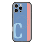 スリムプロテクションプレミアムケース with MagSafe［ オリジナル - initial color line - C blue ］