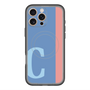 スリムプロテクションプレミアムケース with MagSafe［ オリジナル - initial color line - C blue ］