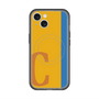 スリムプロテクションプレミアムケース with MagSafe［ オリジナル - initial color line - C orange ］