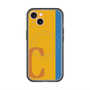 スリムプロテクションプレミアムケース with MagSafe［ オリジナル - initial color line - C orange ］