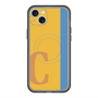 スリムプロテクションプレミアムケース with MagSafe［ オリジナル - initial color line - C orange ］