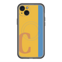 スリムプロテクションプレミアムケース with MagSafe［ オリジナル - initial color line - C orange ］