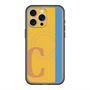 スリムプロテクションプレミアムケース with MagSafe［ オリジナル - initial color line - C orange ］