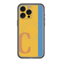 スリムプロテクションプレミアムケース with MagSafe［ オリジナル - initial color line - C orange ］